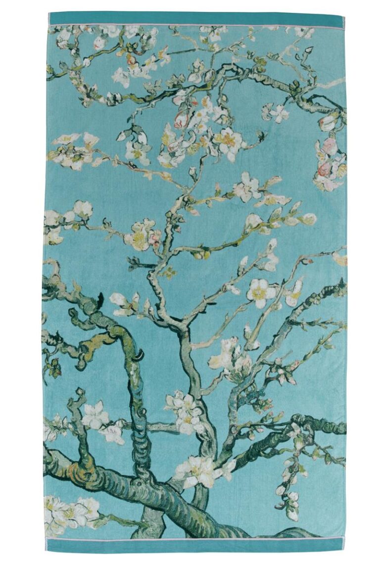 VanGogh Blossom Strandlaken Blue 100x180