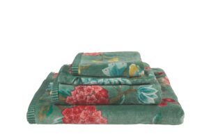 Pip Studio Good Evening Gastendoek Groen 30x50 Set van 3