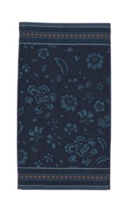 Pip Studio Jasmin Handdoek Donker Blauw 55x100 Set van 3