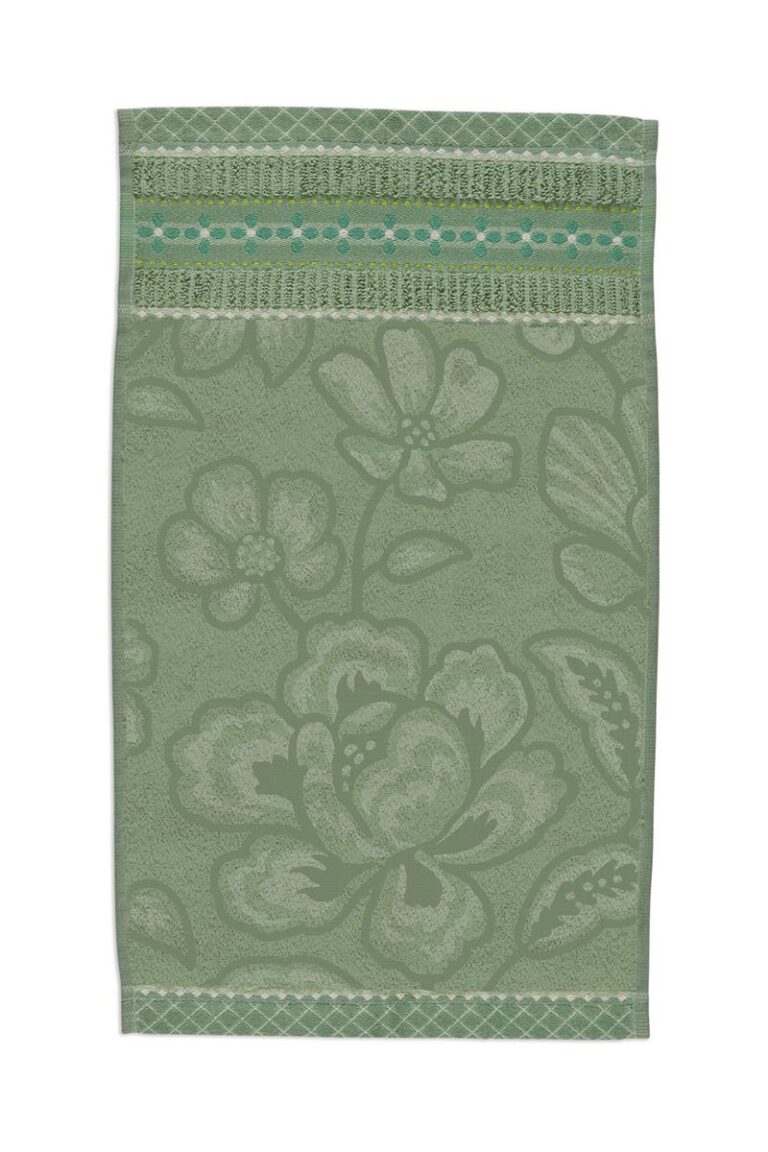 Pip Studio Jasmin Gastendoek Groen 30x50 Set van 3