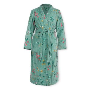 Pip Studio Les Fleurs Badjas Groen XL