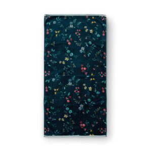 Pip Studio Les Fleurs Badlaken Donker Blauw 70x140