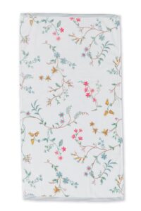 Pip Studio Les Fleurs Handdoek Wit 55x100 Set van 3