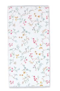 Pip Studio Les Fleurs Badlaken Wit 70x140