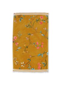 Pip Studio Les Fleurs Gastendoek Geel 30x50 Set van 3