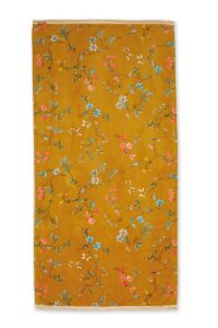 Pip Studio Les Fleurs Badlaken Geel 70x140