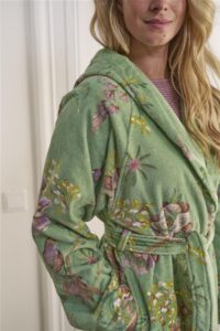 Pip Studio Secret Garden Badjas Groen XL