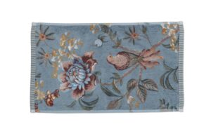 Pip Studio Secret Garden Gastendoek Blauw 30x50 Set van 3