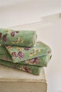 Pip Studio Secret Garden Gastendoek Groen 30x50 Set van 3