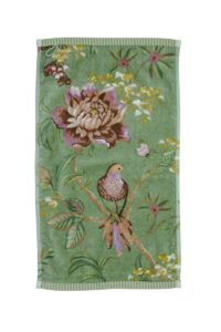 Pip Studio Secret Garden Gastendoek Groen 30x50 Set van 3