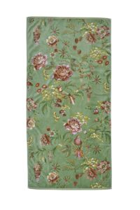 Pip Studio Secret Garden Badlaken Groen 70x140