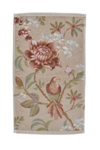 Pip Studio Secret Garden Gastendoek Khaki 30x50 Set van 3