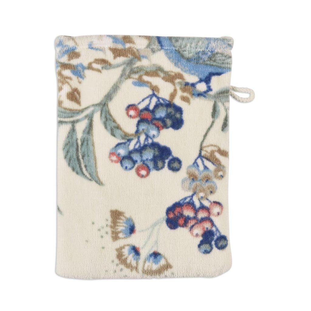 Pip Studio Secret Garden Washand WhiteBlue 16x22 Set van 3