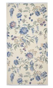 Pip Studio Secret Garden Badlaken WhiteBlue 70x140