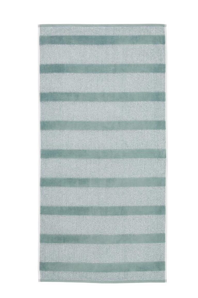 Beddinghouse Sheer Stripe Badlaken Groen 70x140