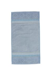 Pip Studio Soft Zellige Handdoek Blauw Grijs 55x100 Set van 3