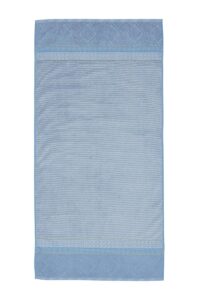 Pip Studio Soft Zellige Badlaken Blauw Grijs 70x140