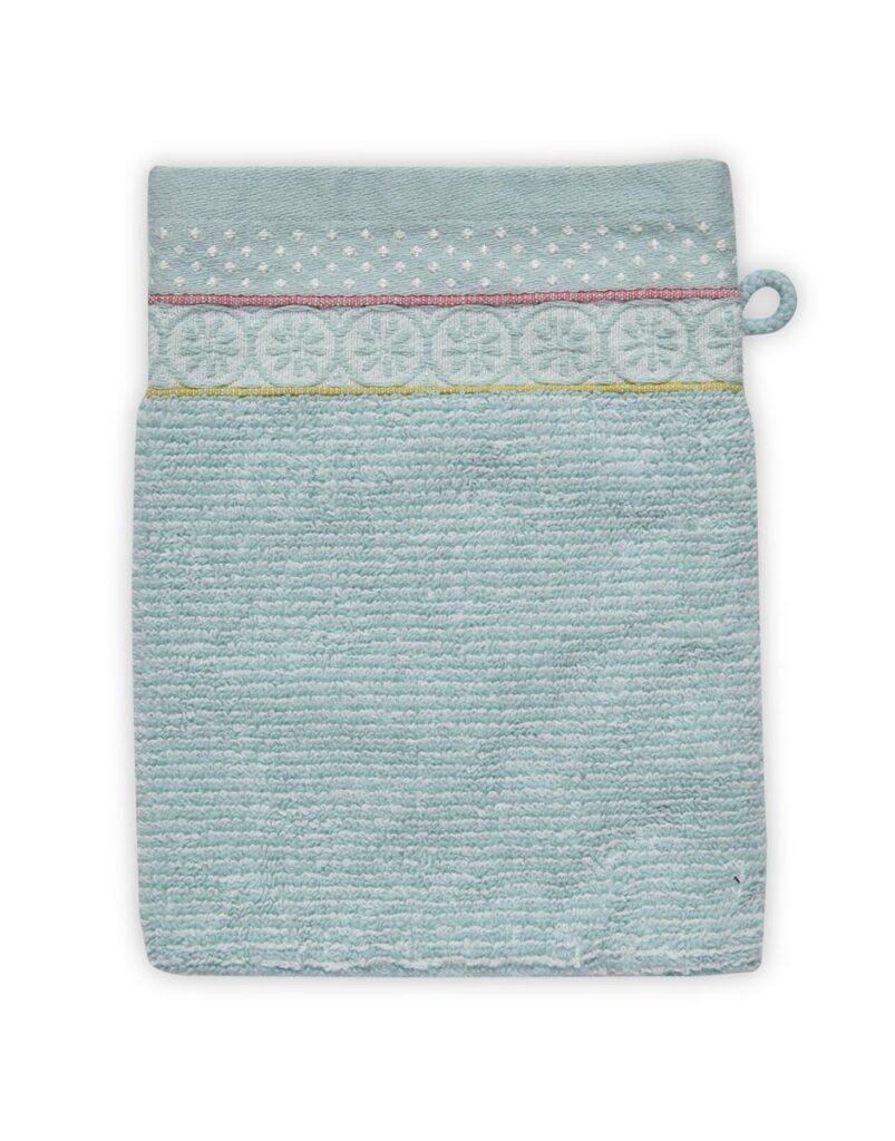 Pip Studio Soft Zellige Washand Blue 16x22 Set van 3