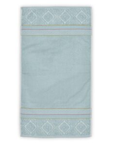 Pip Studio Soft Zellige Handdoek Blauw 55x100 Set van 3