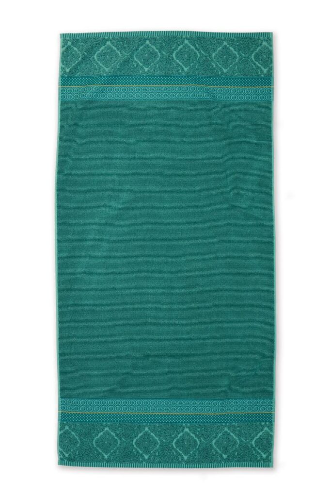 Pip Studio Soft Zellige Badlaken Groen 70x140