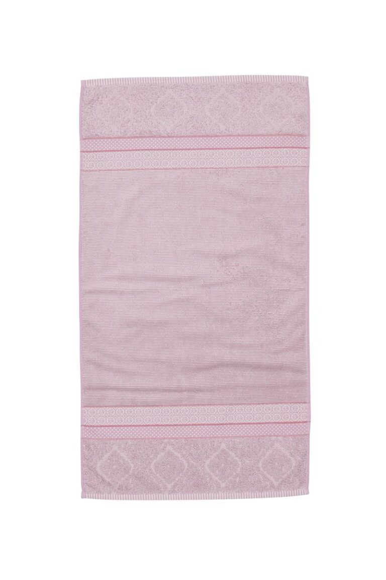 Pip Studio Soft Zellige Handdoek Lila 55x100 Set van 3