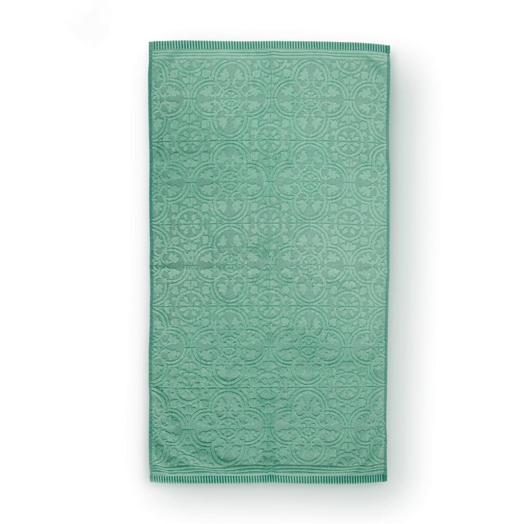 Pip Studio Tile de Pip Handdoek Groen 55x100 Set van 3