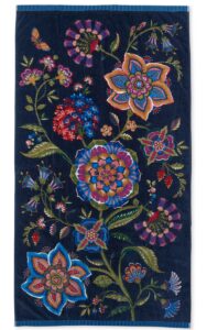 Pip Studio Viva la Vida Strandlaken Dark Blue 100x180