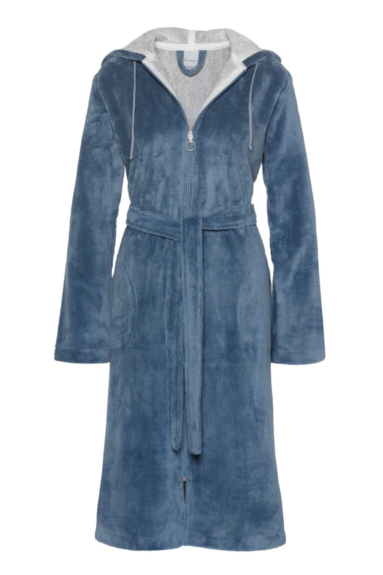 Vandyck Duchess Badjas china blue M
