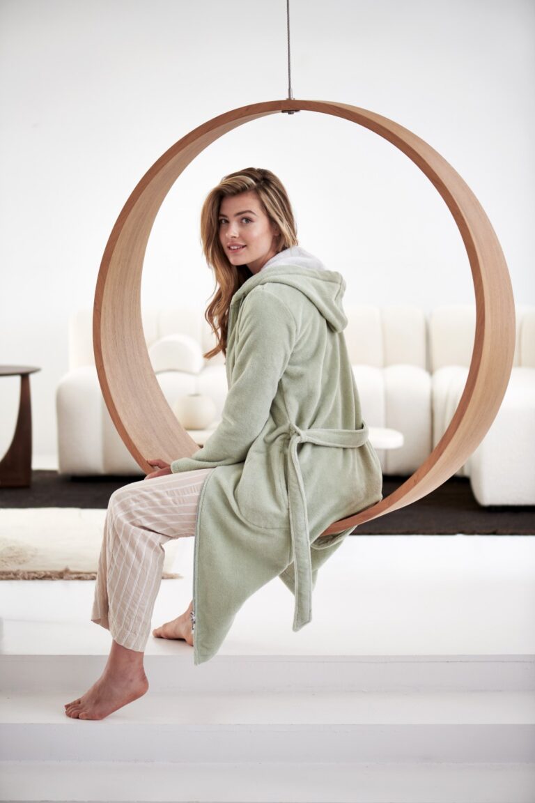 Vandyck Duchess Badjas pale olive M