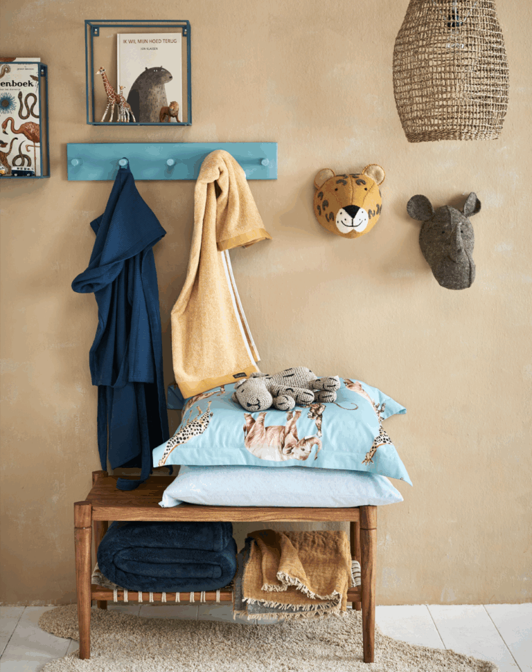 Vandyck Kids boys Badjas denim 7/8 jaar